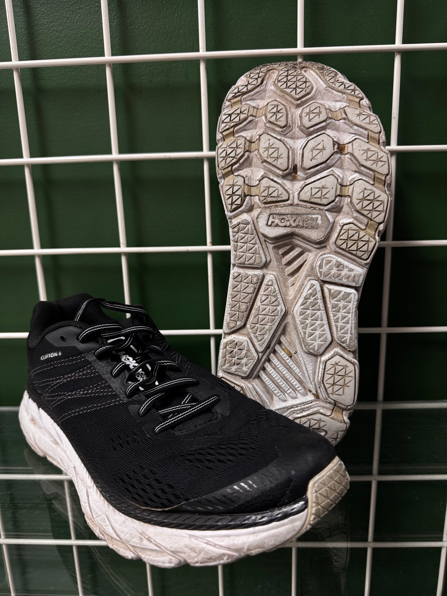 Hoka Runners, US M 9.5, good - visible wear