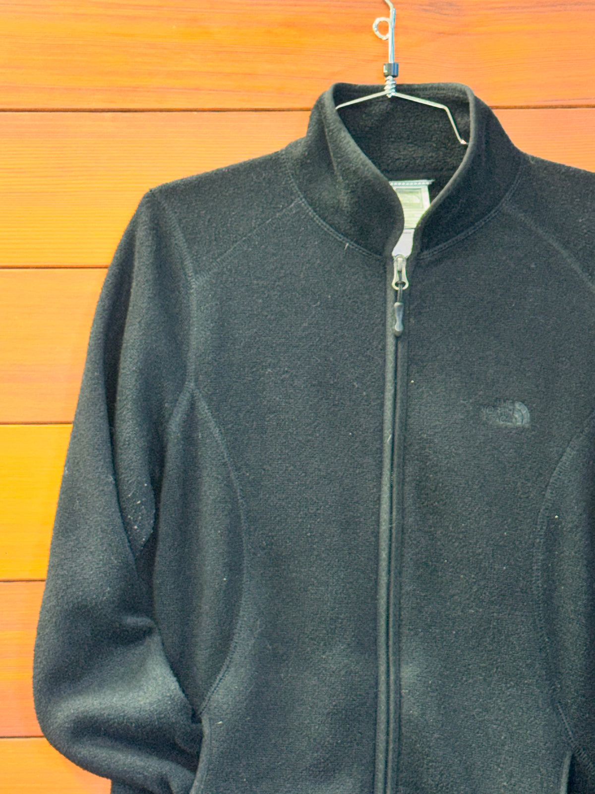 The North Face Fleece jacket full zip, WL, Good - fuzz