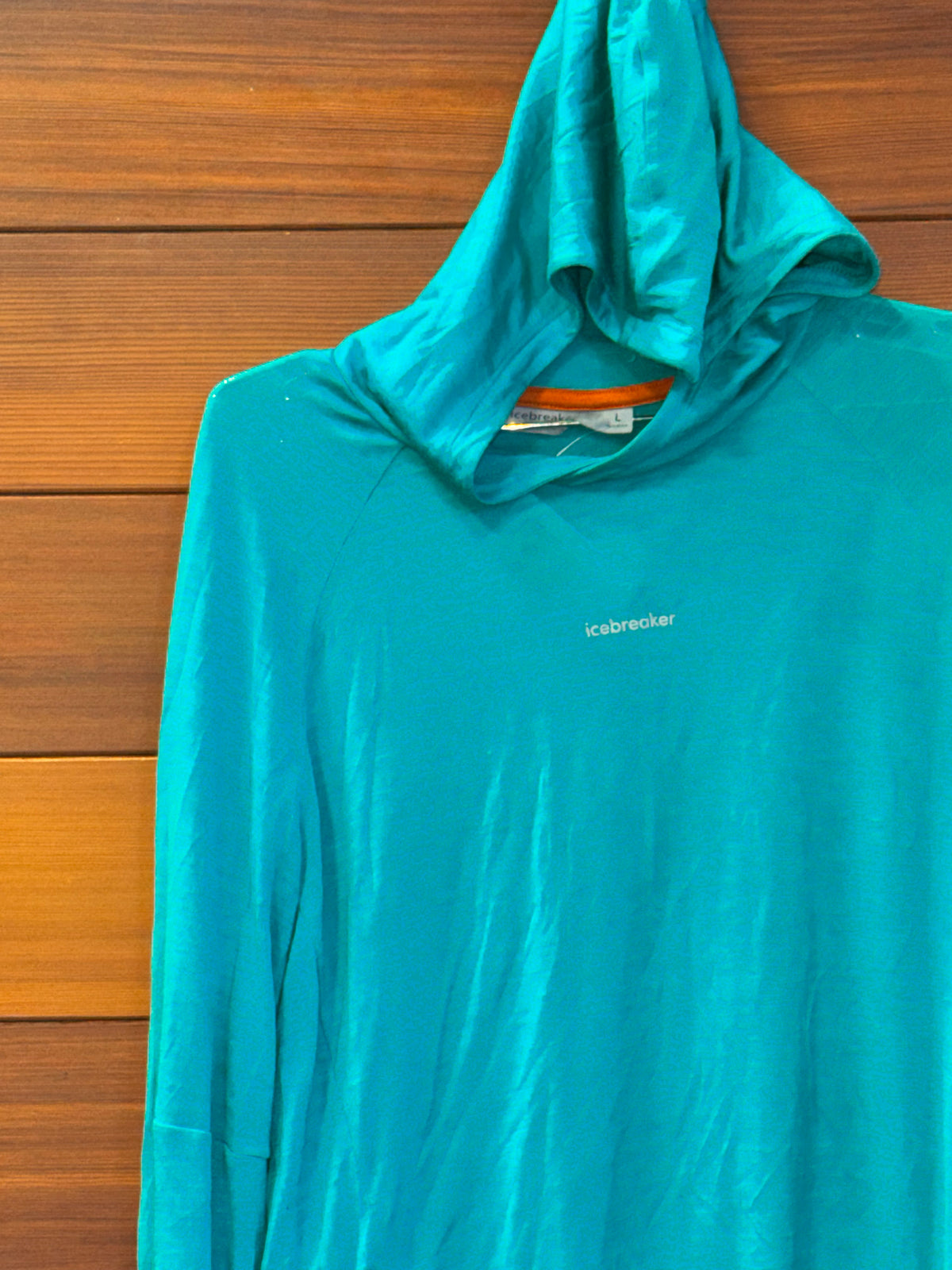 Icebreaker Cool-lite LS Hoodie merino, L, Excellent