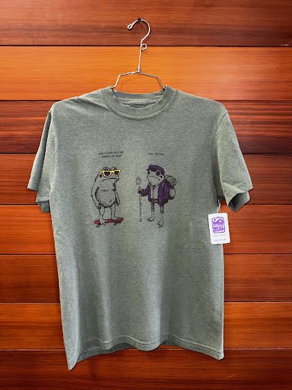 Nirvana Fern X West Hump Tonnes of crap T-shirt Green, New