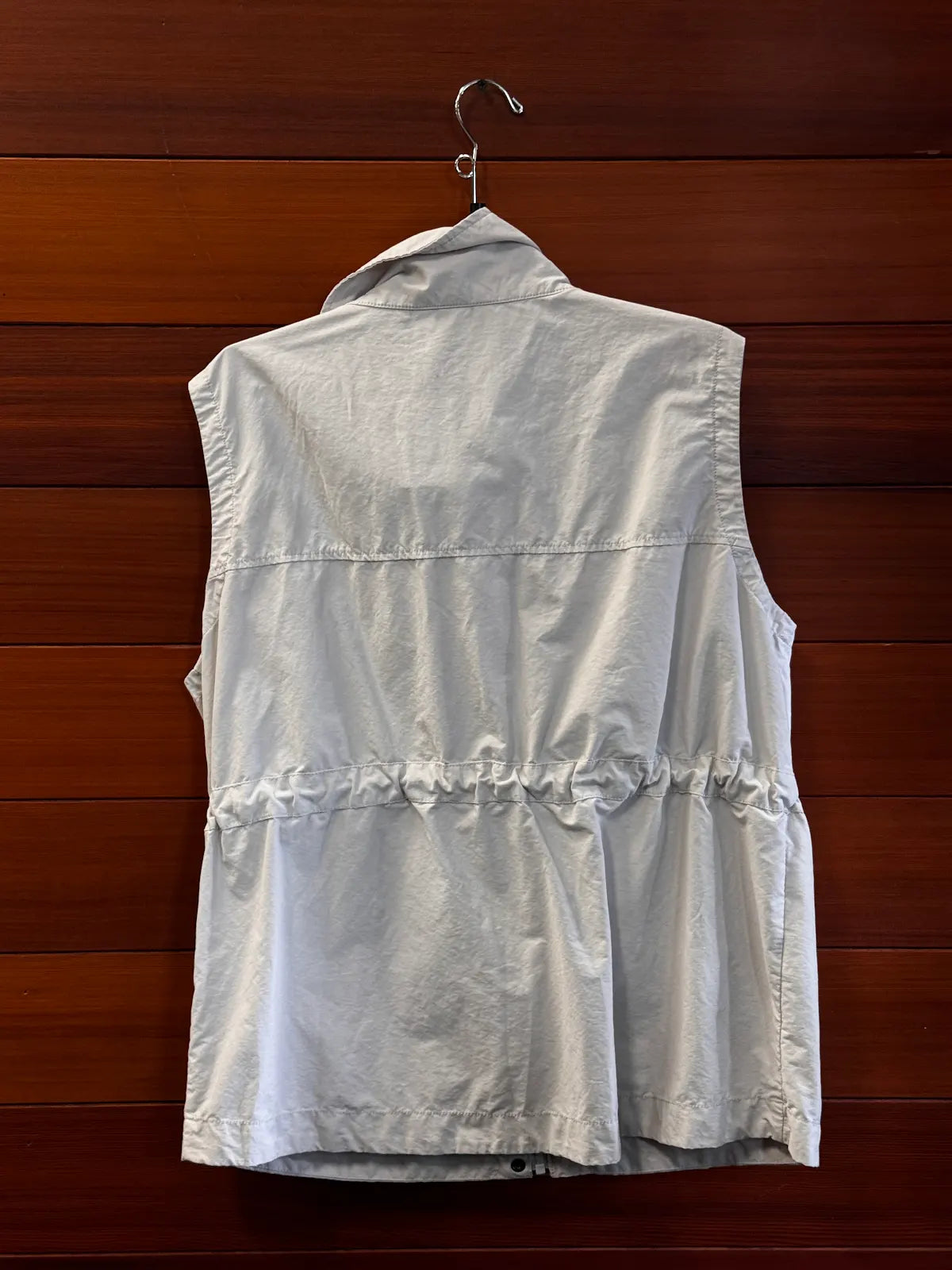 Eddie Bauer vest, WL, good - stain