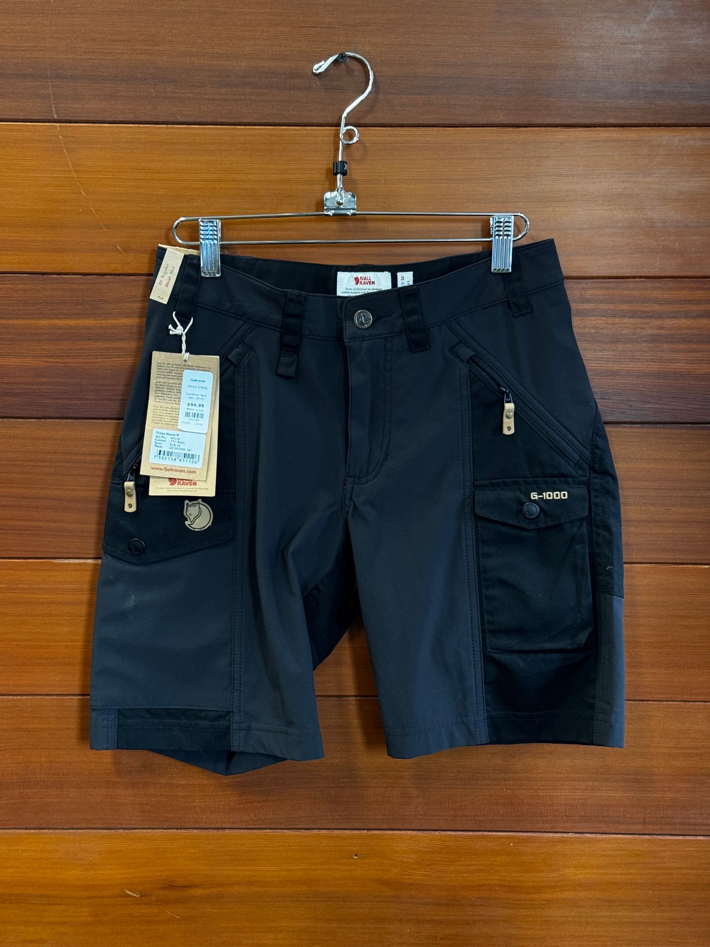 Fjallraven Nikka Shorts, US 26, New