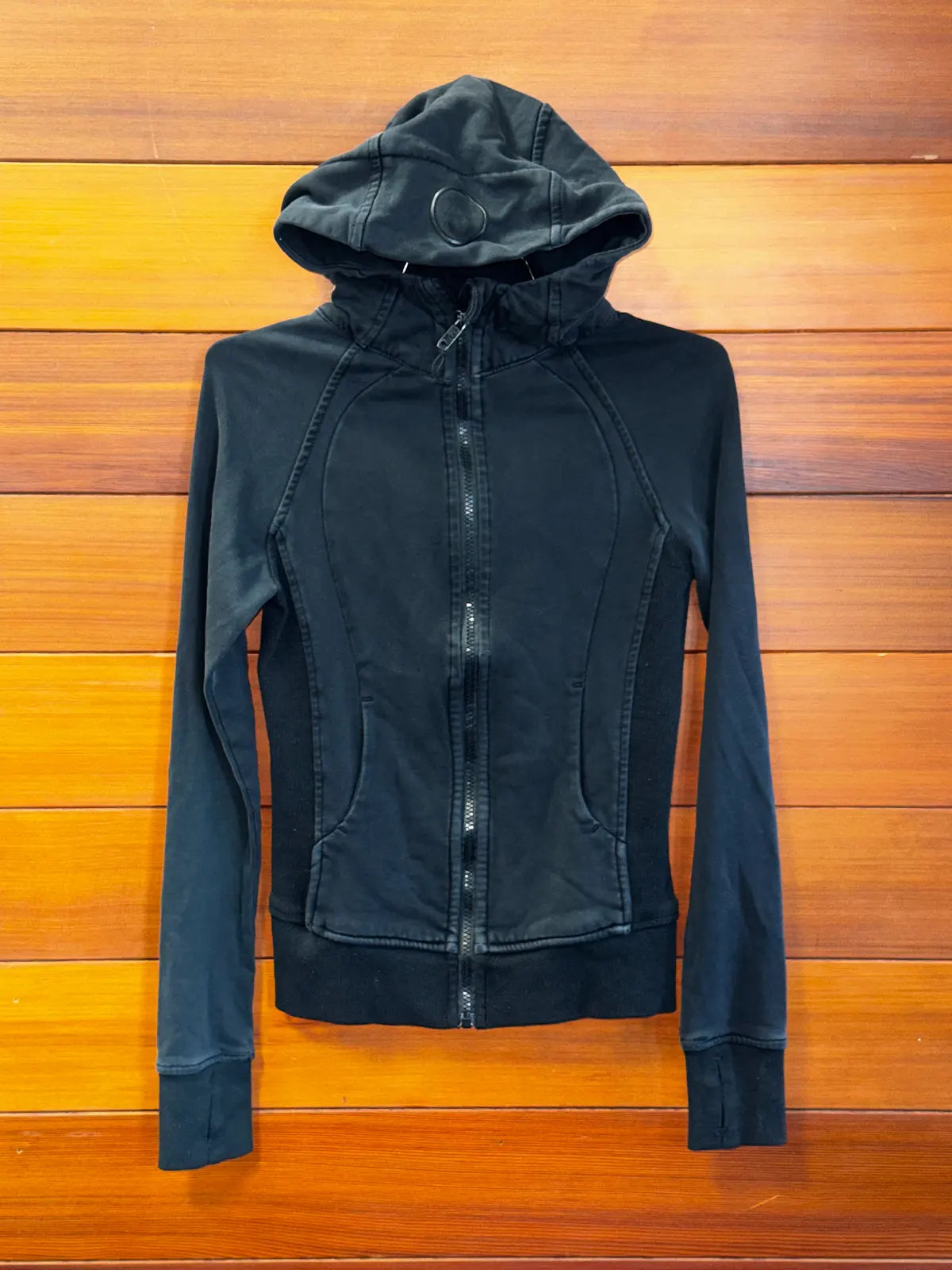 Lululemon Zip up hoodie, S, Good - faded/worn seams