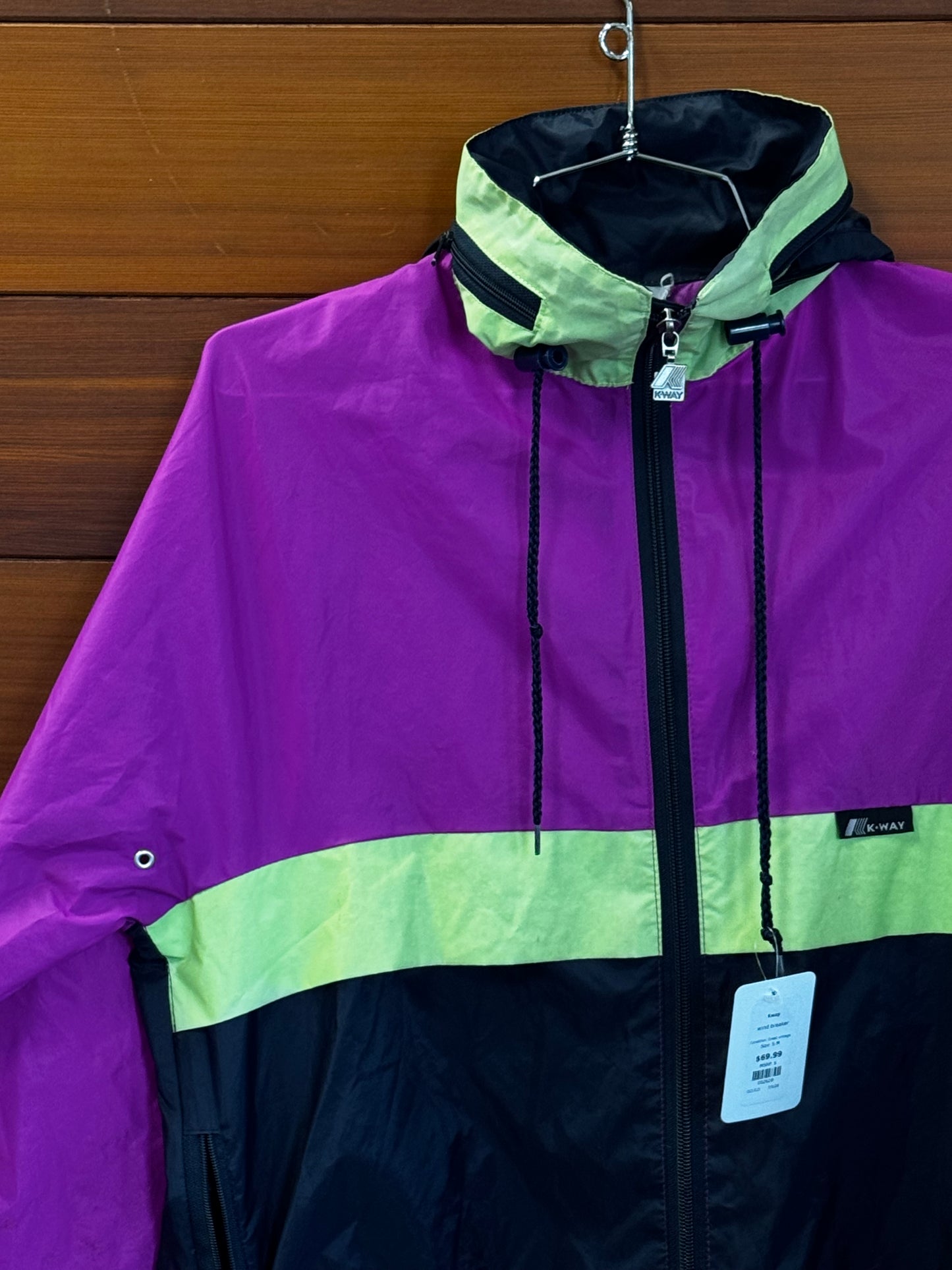 Kway wind breaker, S-M, Great vintage