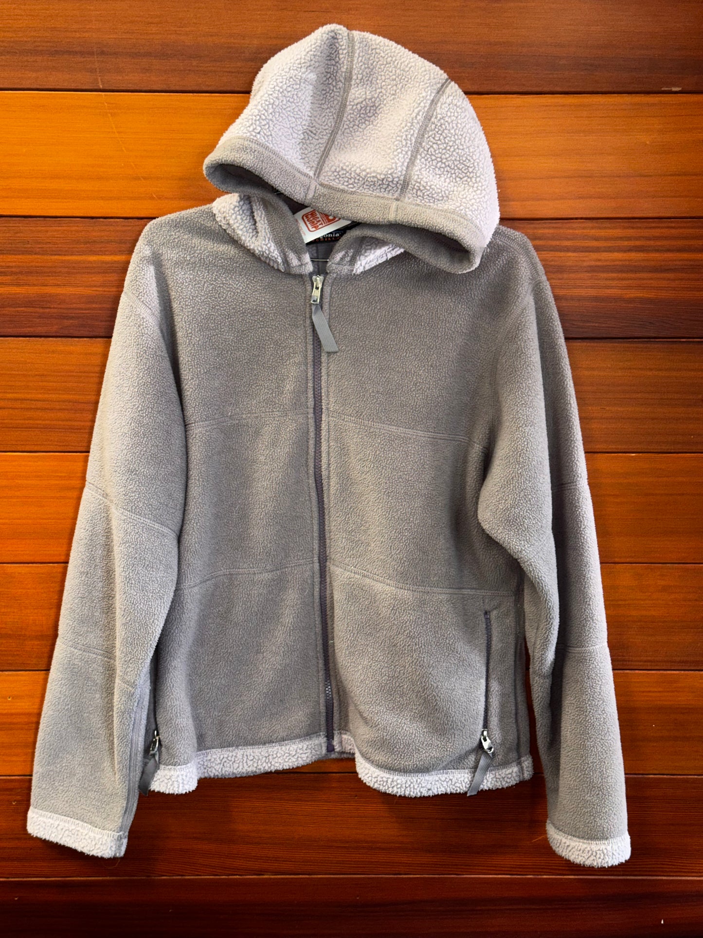 Patagonia Synchilla hooded jacket, L, Good vintage
