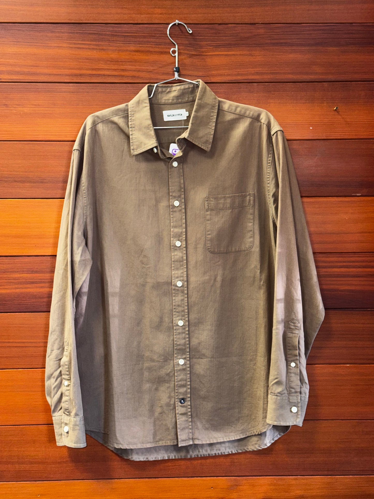 Taylor Stitch The Oxford Shirt, 44/XL, Excellent