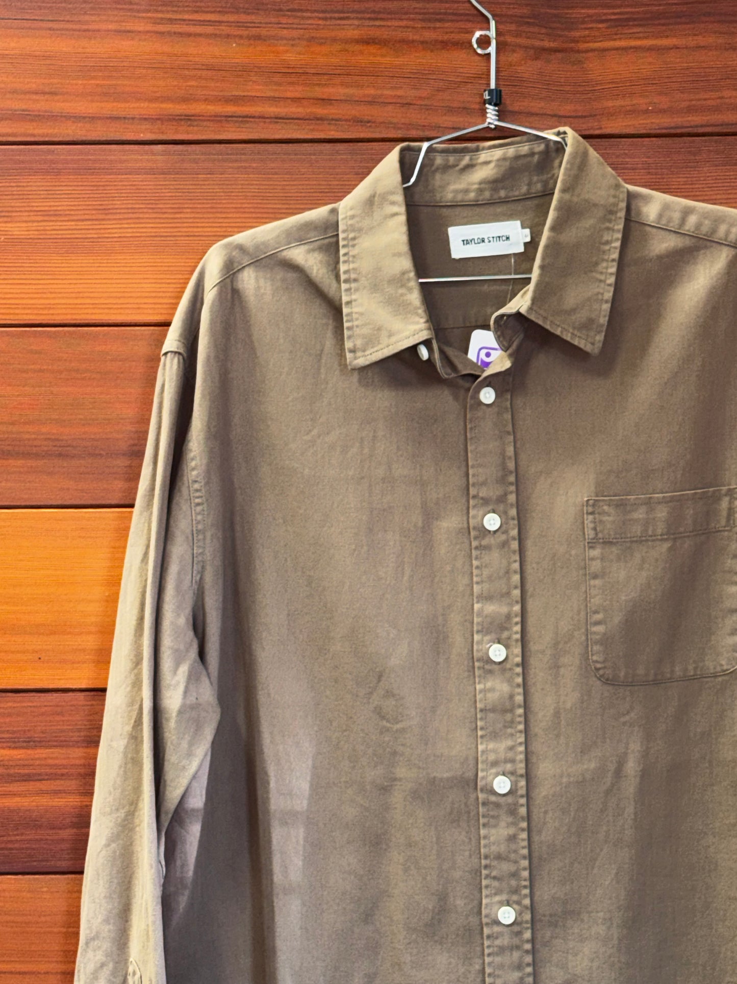 Taylor Stitch The Oxford Shirt, 44/XL, Excellent