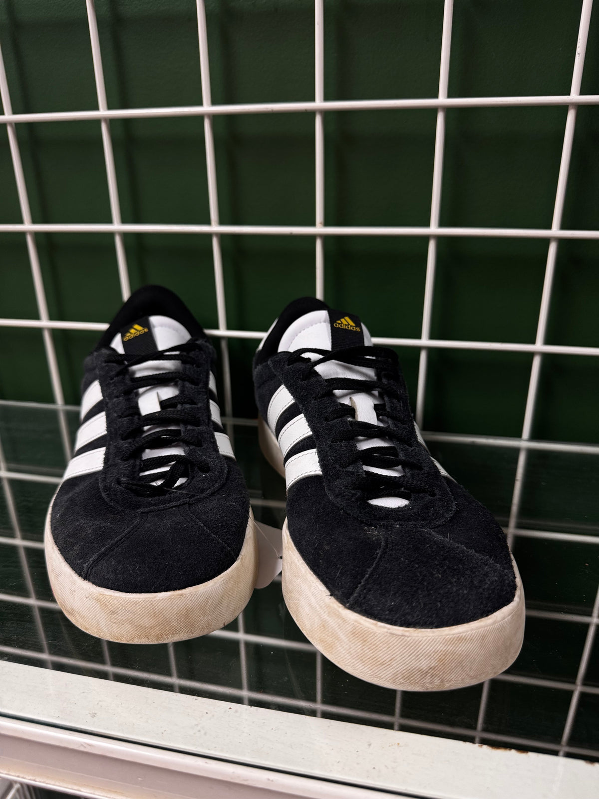 adidas low top, US 9, Fair - worn suade