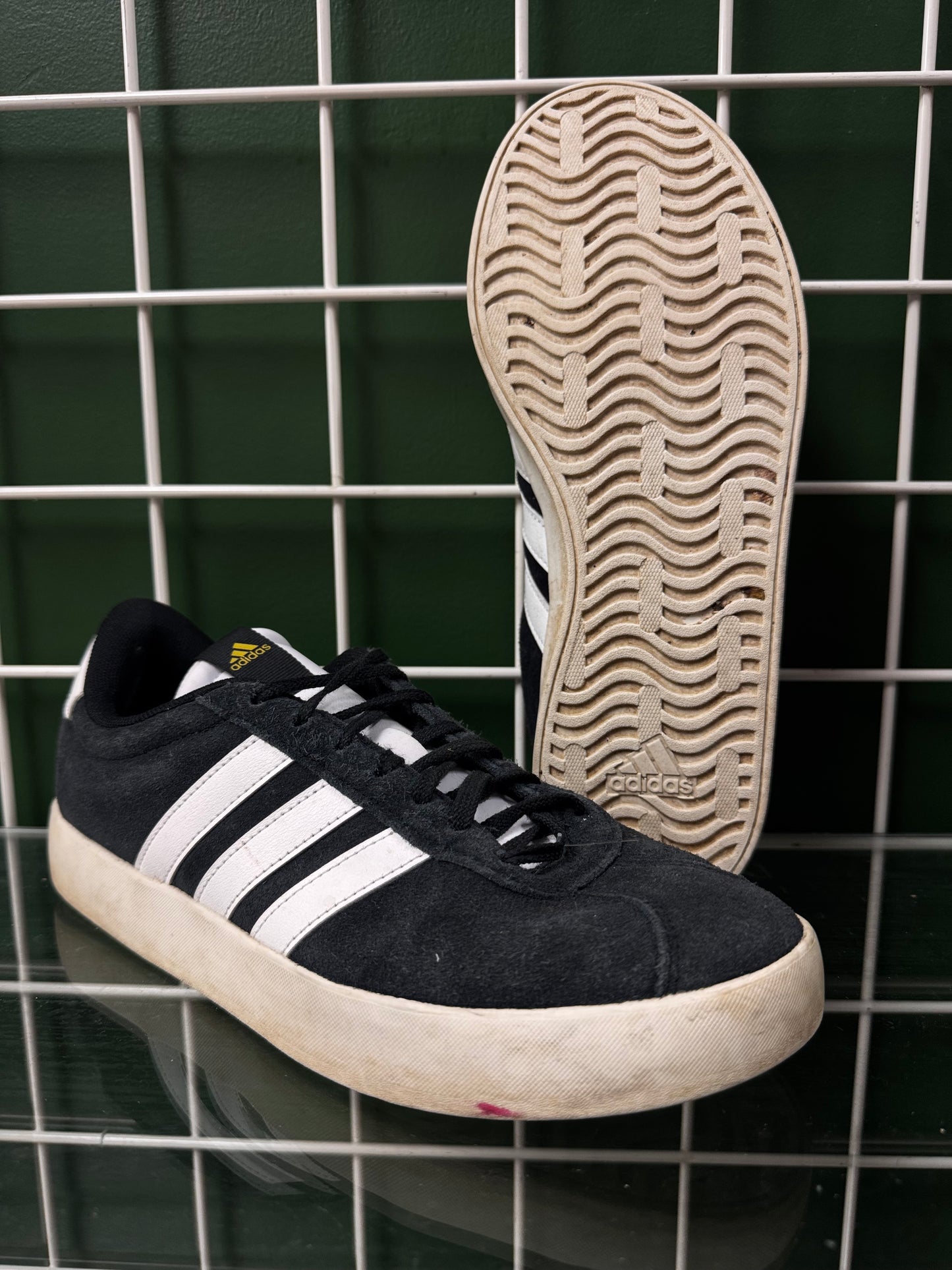 adidas low top, US 9, Fair - worn suade