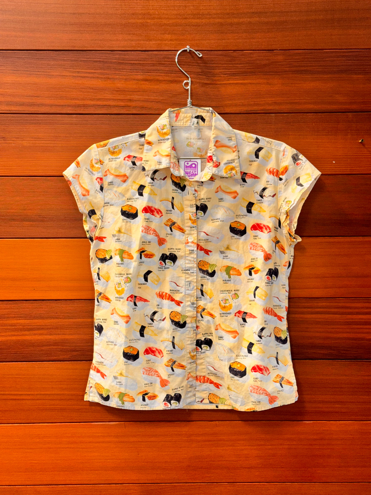 Gitman  Vintage Omakase Sushi Camp Button-Up, L, Great vintage
