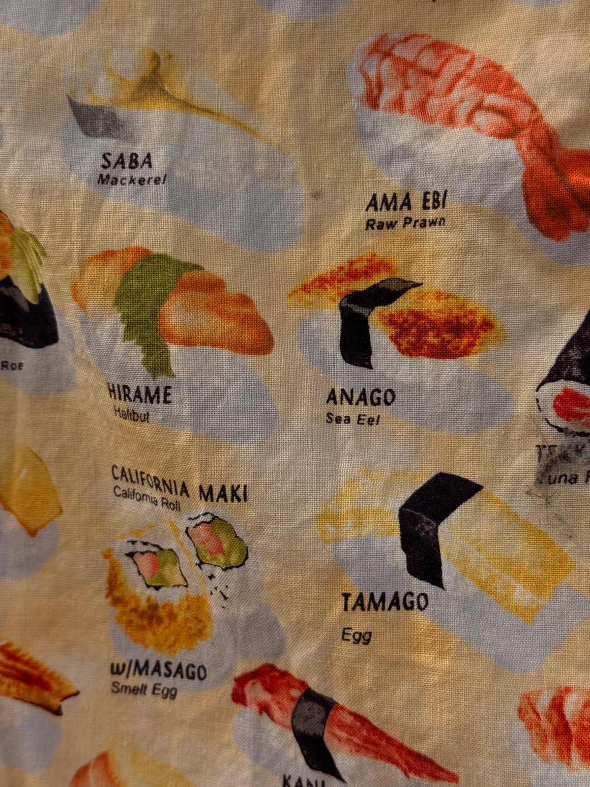 Gitman  Vintage Omakase Sushi Camp Button-Up, L, Great vintage