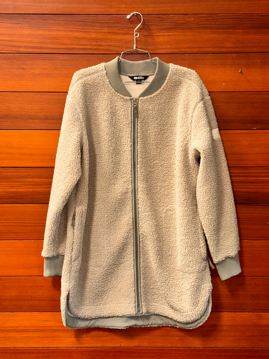 OR Fleece sherpa zip up long, WL, Great