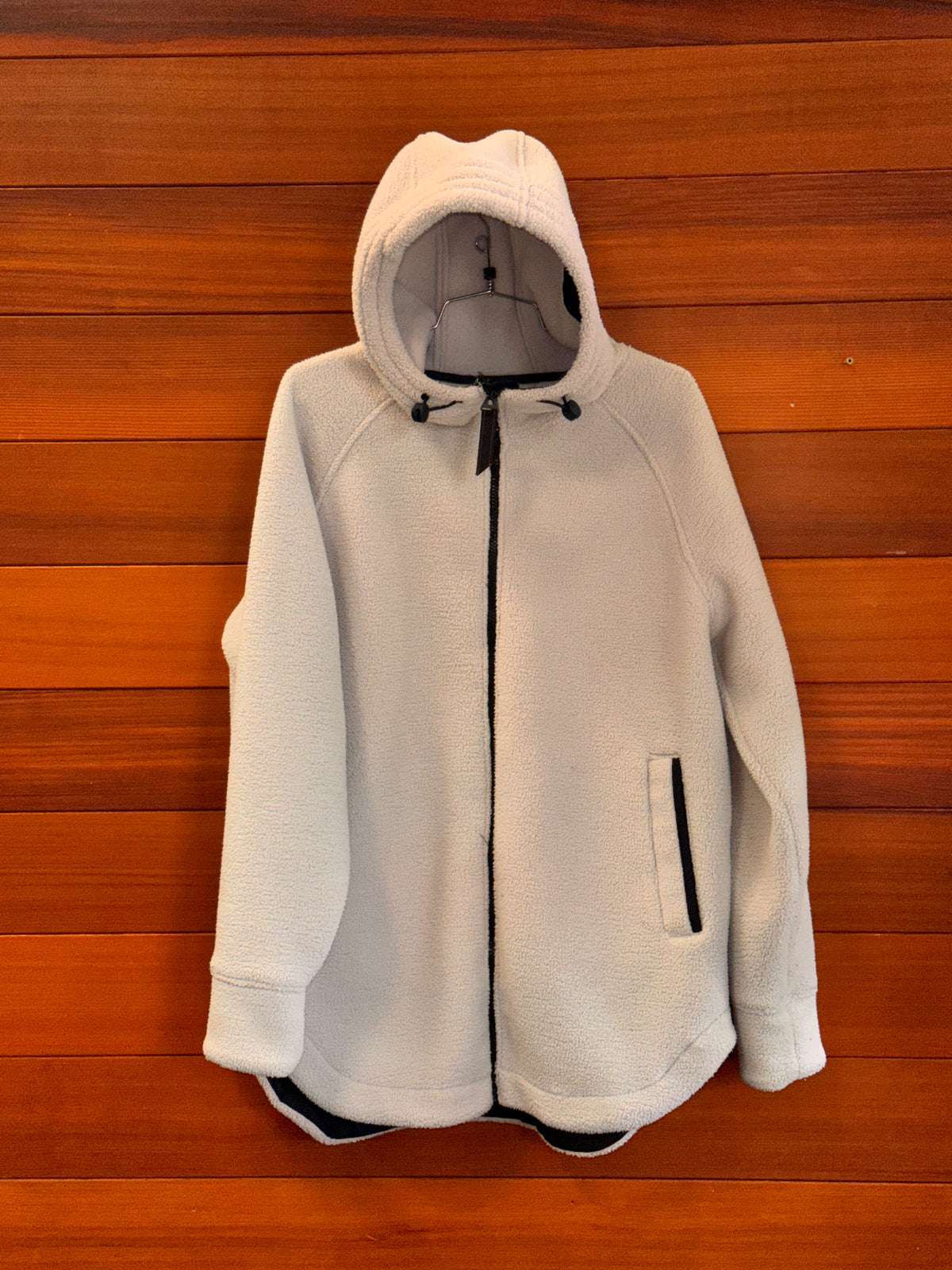 Wind River fleece hooded jacket, L, Great