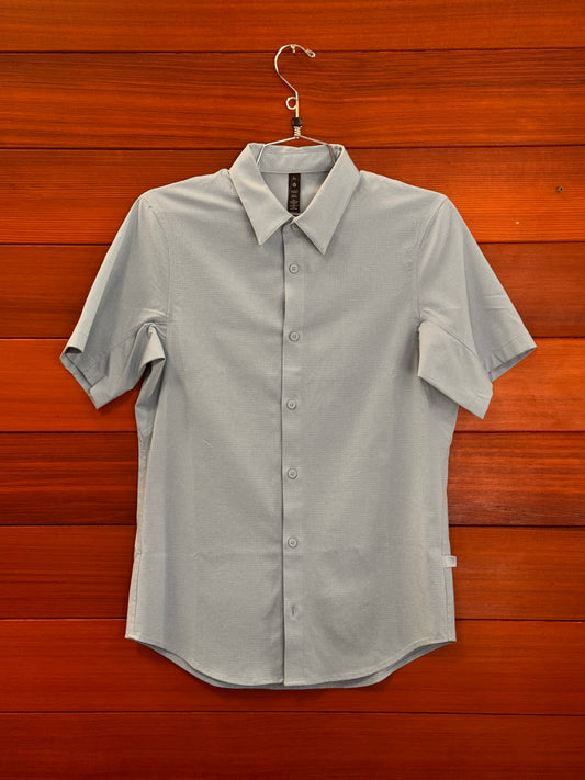 Lululemon button up tee - airing easy, XS, Excellent