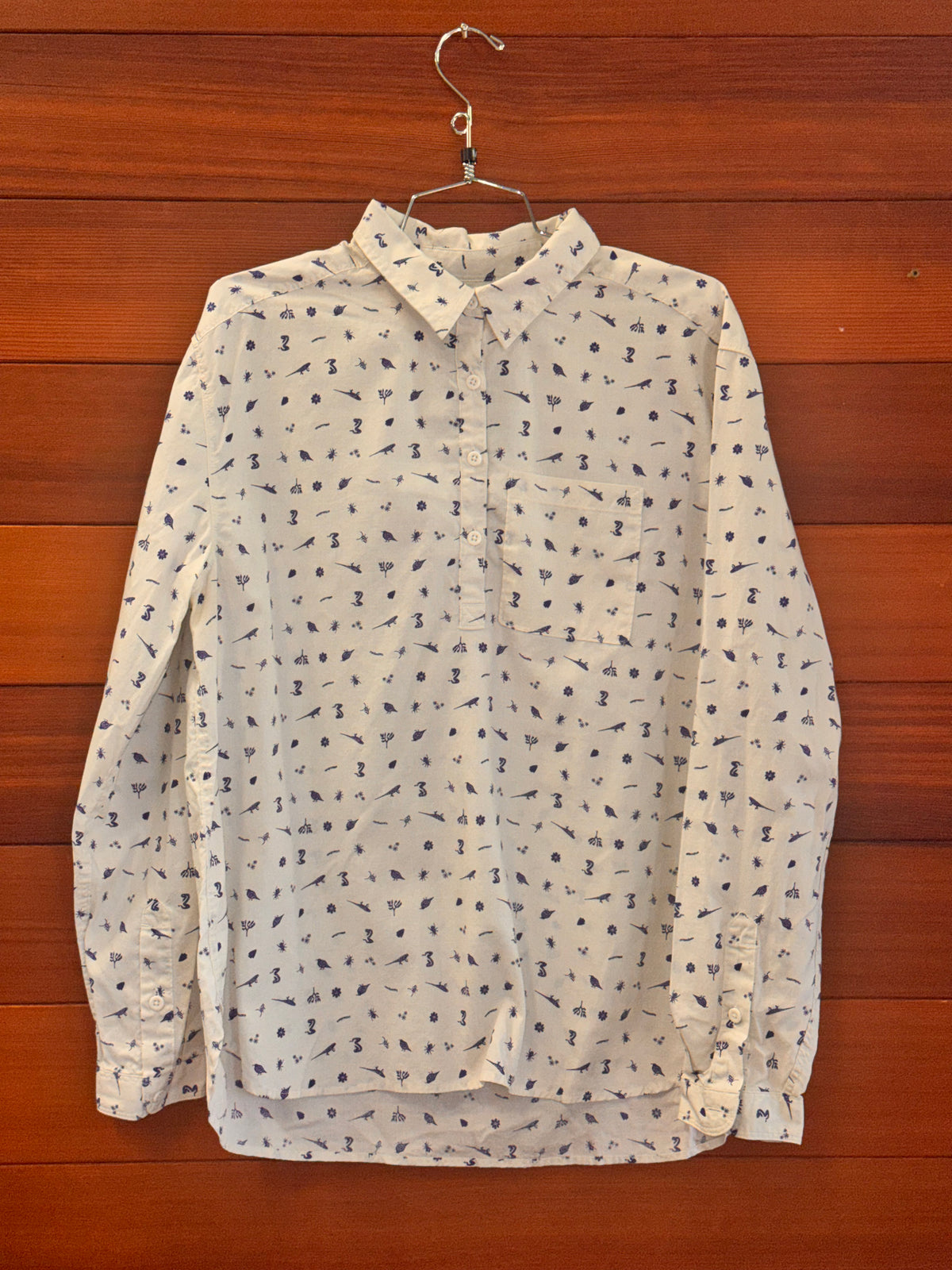 The north face little critters button up, WM, Great