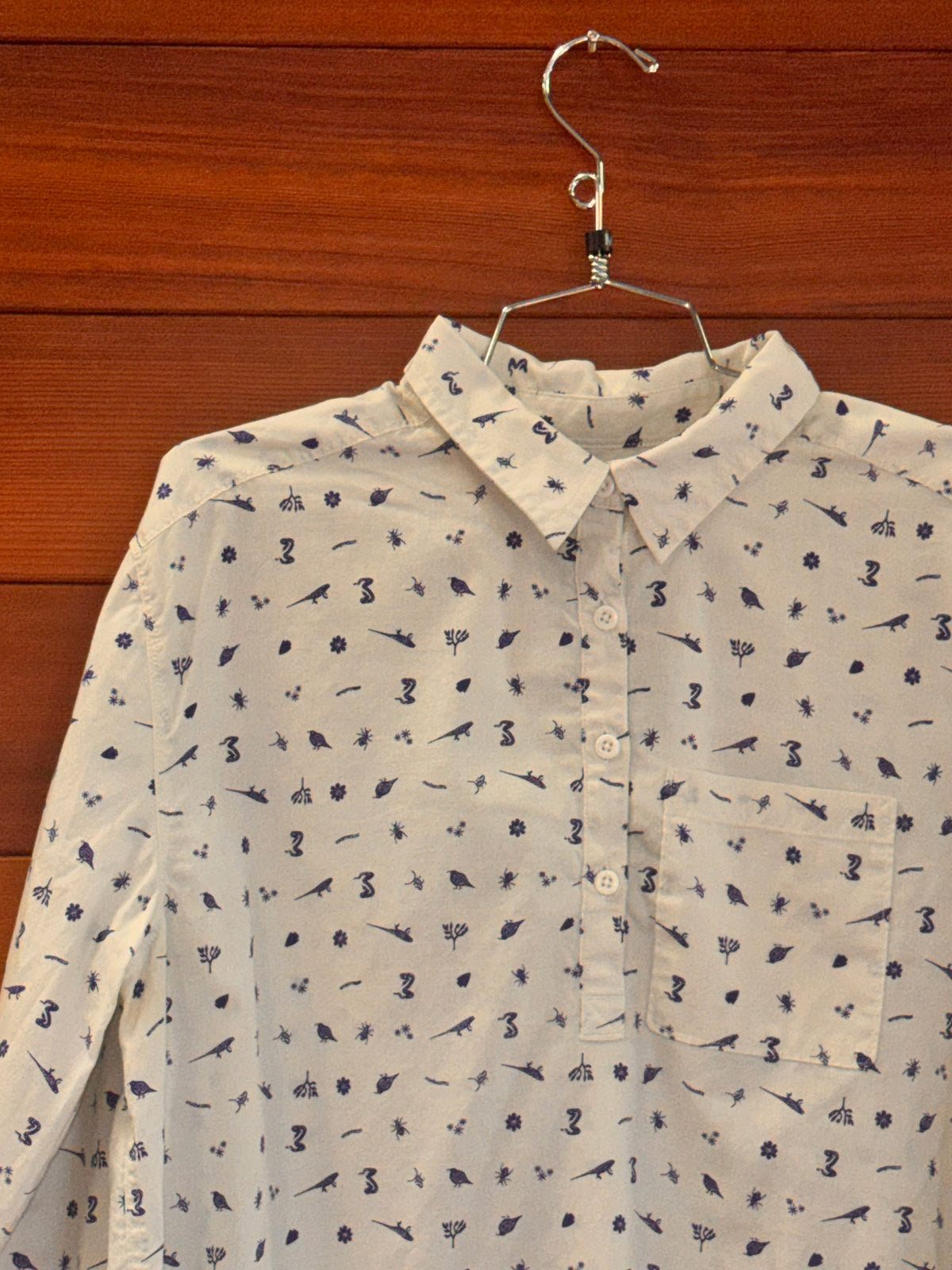 The north face little critters button up, WM, Great