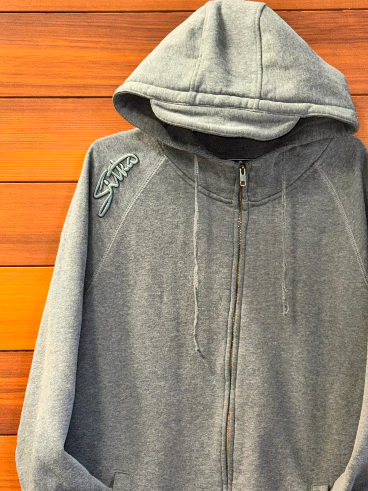 Sitka full zip hoodie embroidery, WXL, fair - Pilling