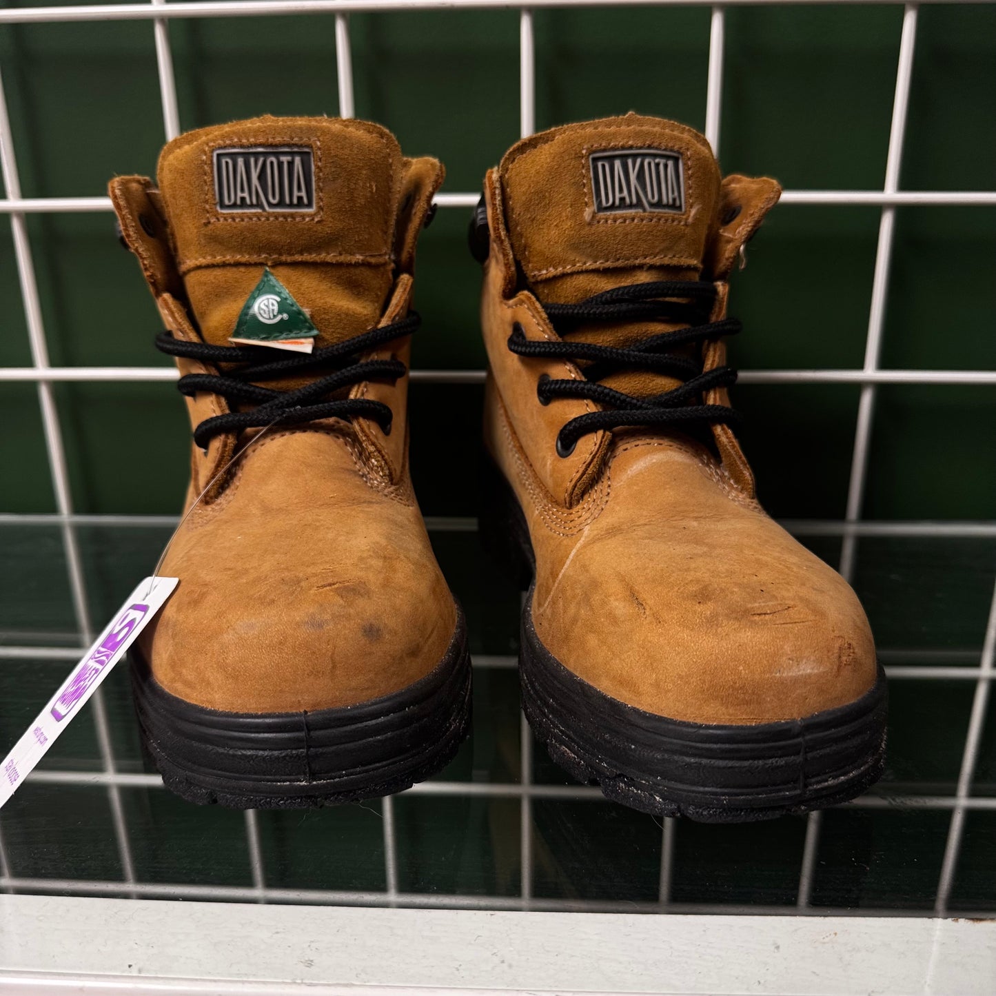 Dakota Leather boots, US W 6?, Good - scuffs
