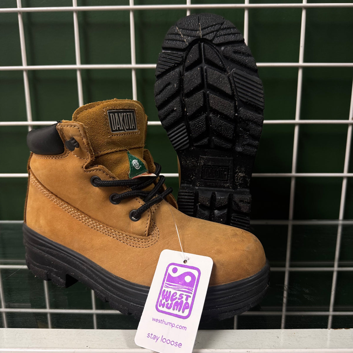 Dakota Leather boots, US W 6?, Good - scuffs